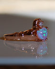 Pink Opal Claddagh