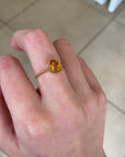 Citrine Sun Drop Ring