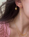 Opal Lily Earrings