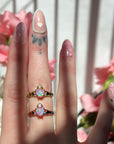 Pink Opal Claddagh