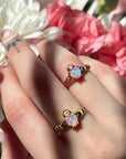 Pink Opal Claddagh