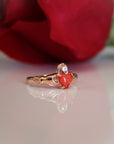 Red Opal Claddagh