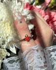 Red Opal Claddagh