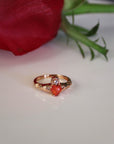 Red Opal Claddagh
