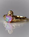 Pink Opal Claddagh