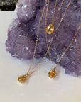 Citrine Sun Drop Necklace