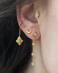 Opal Lily Earrings
