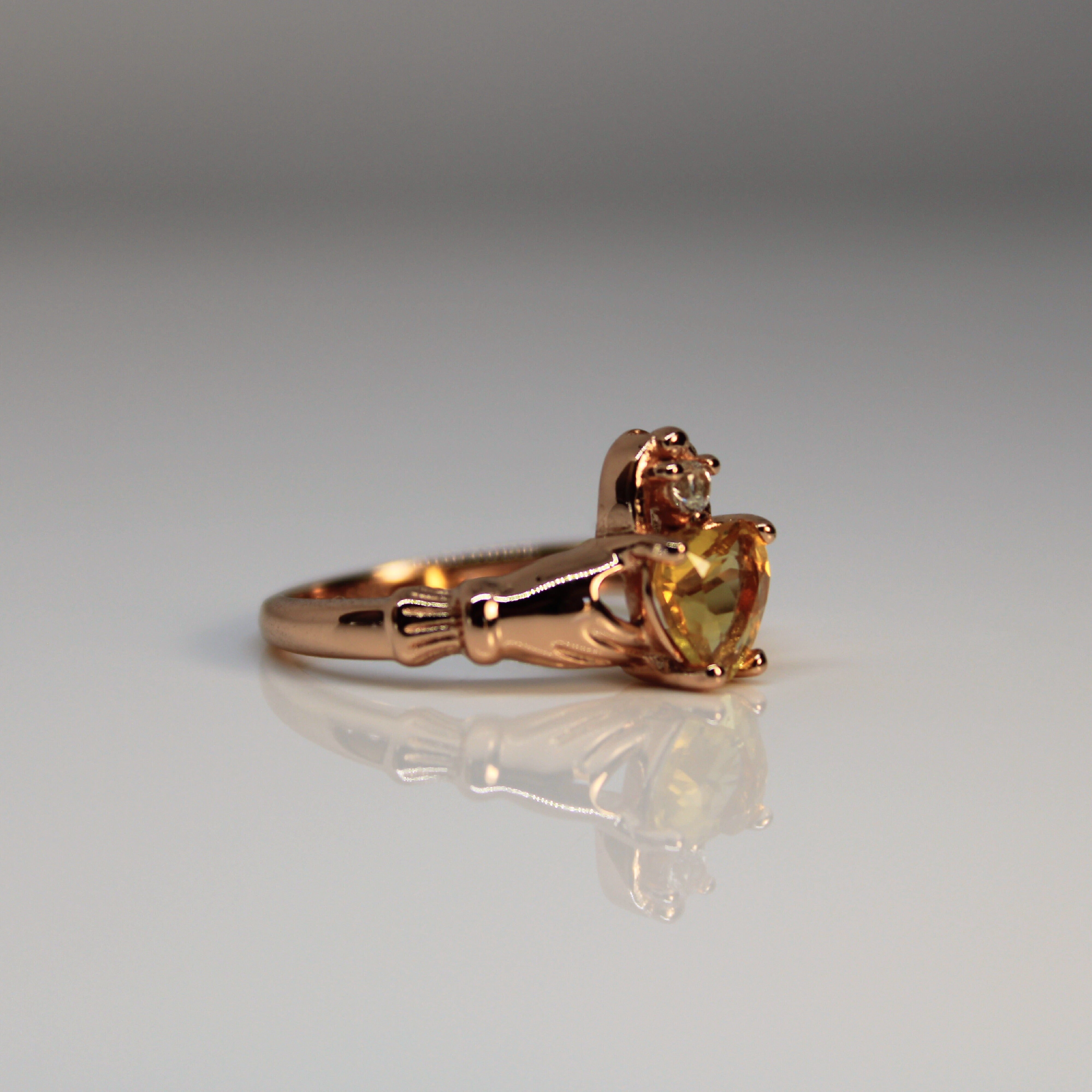 Citrine Claddagh