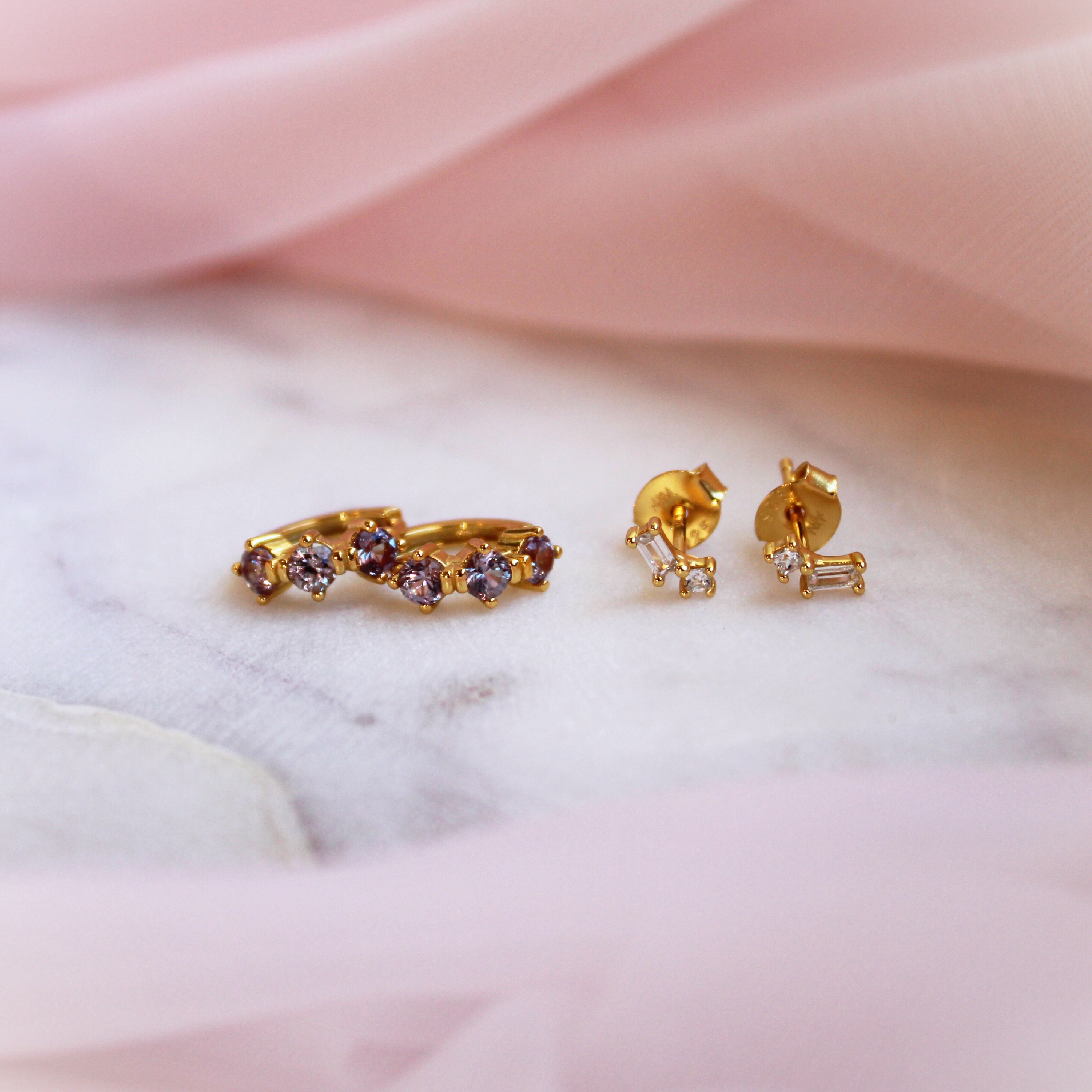 Soda Pop Sapphire Earring Sets