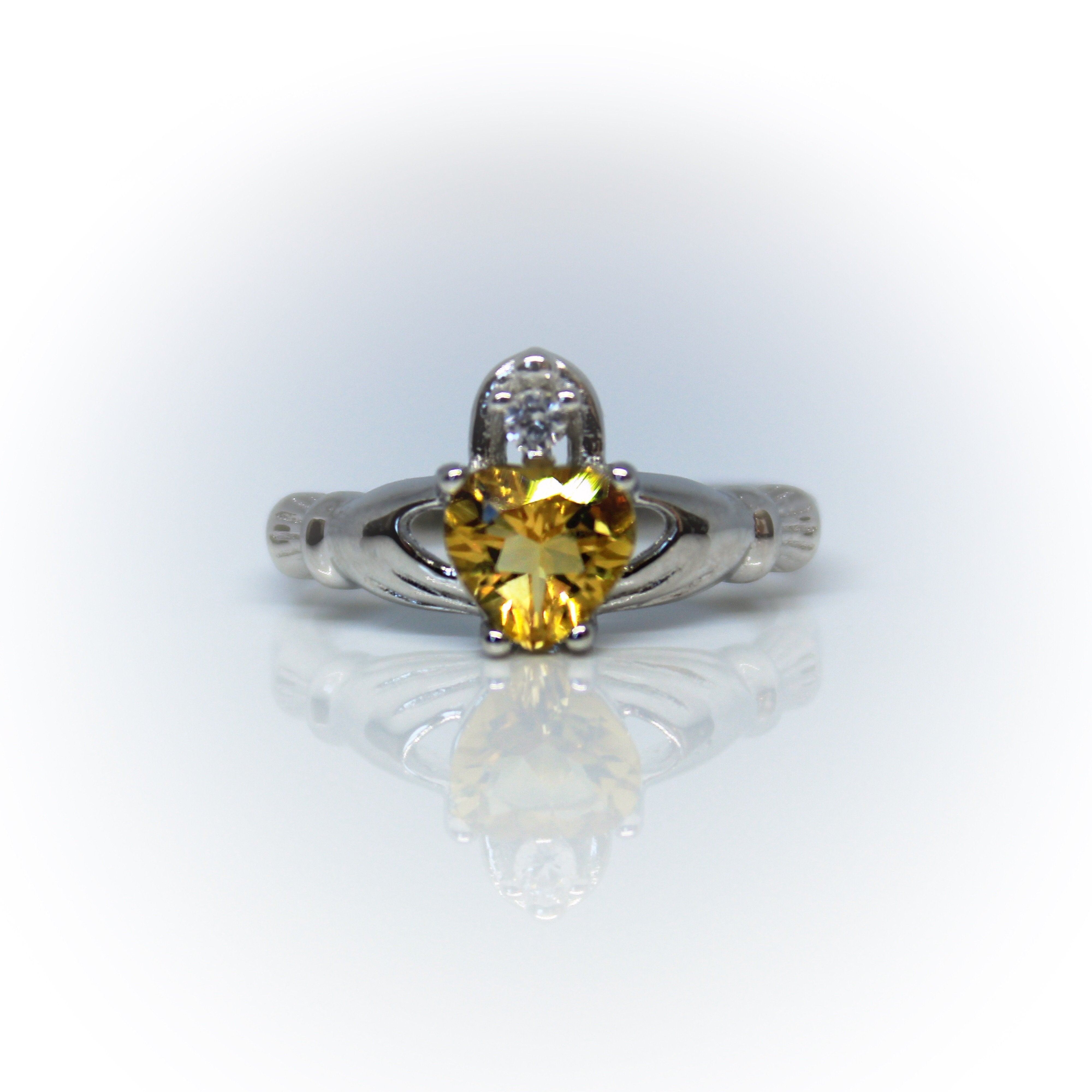 Citrine Claddagh