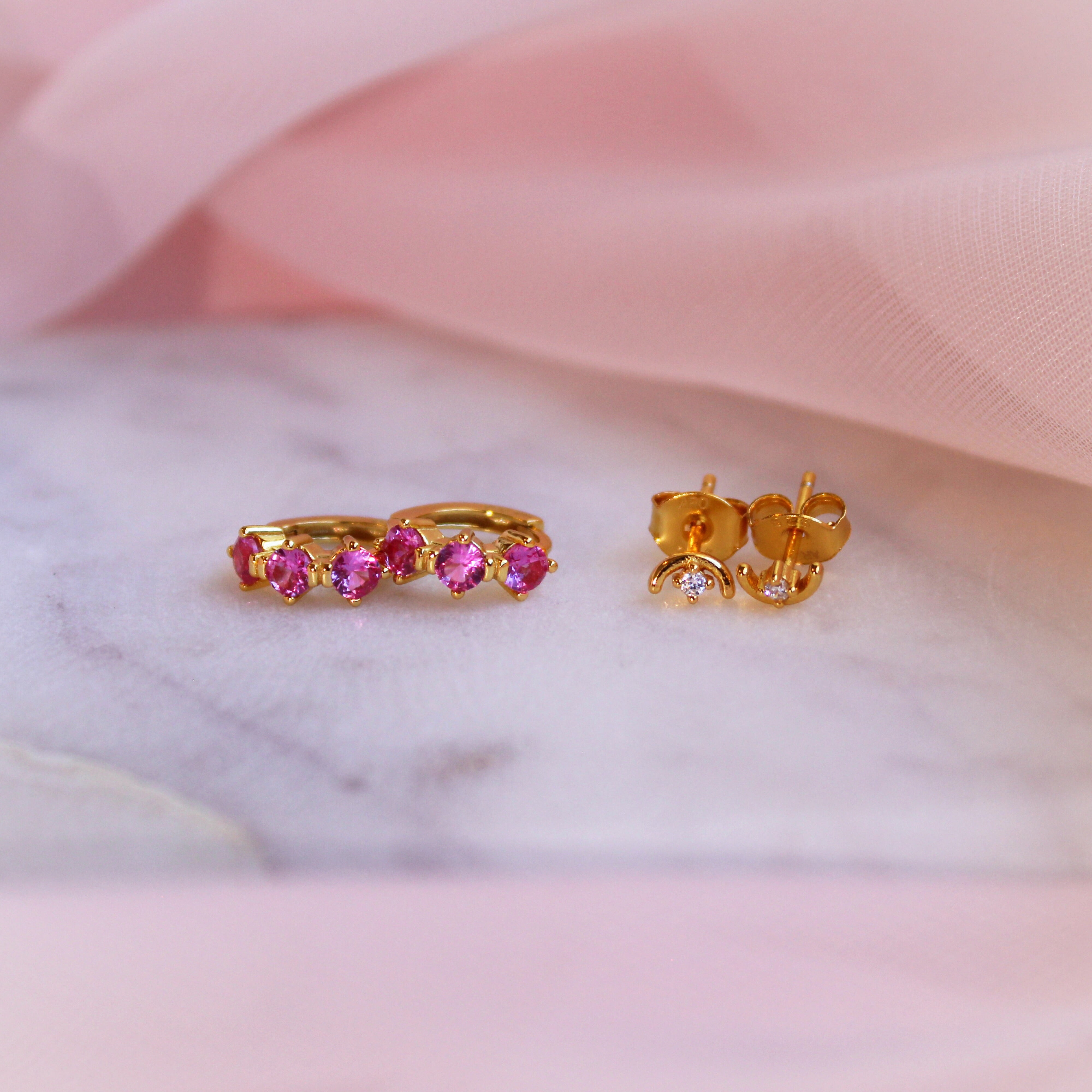 Soda Pop Sapphire Earring Sets