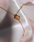 Opal Lily Necklace