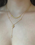 Opal Lily Necklace