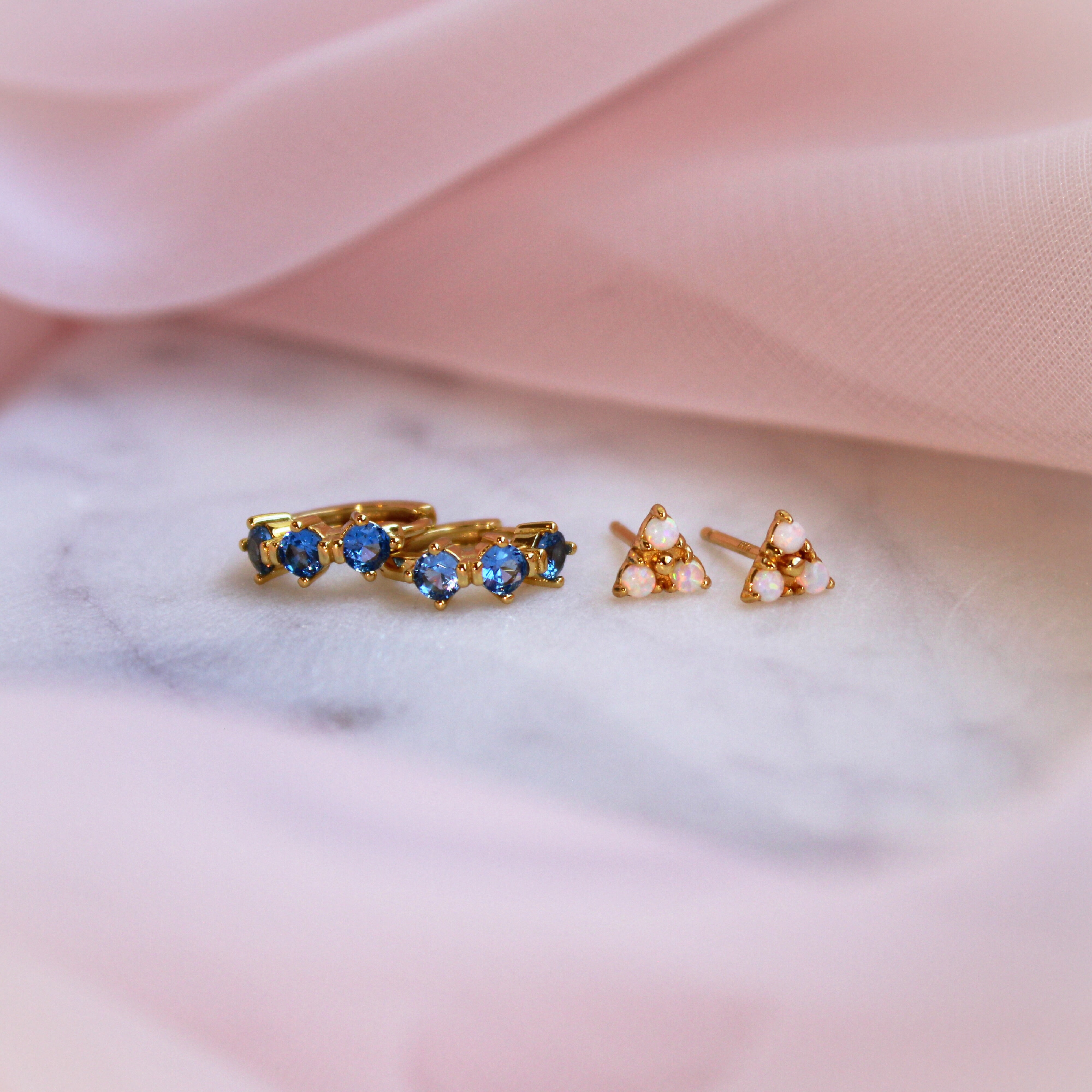 Soda Pop Sapphire Earring Sets