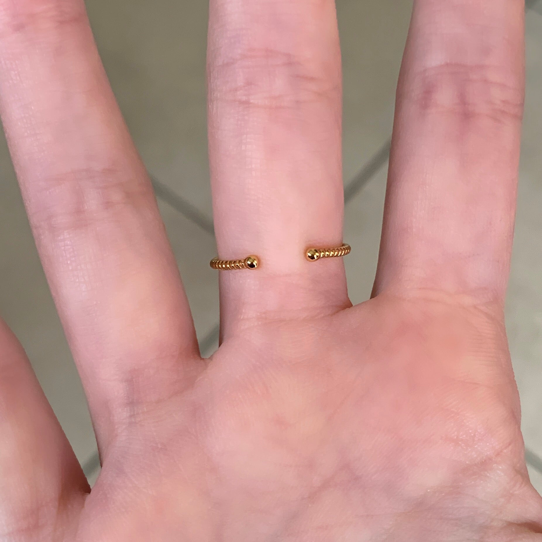 Citrine Sun Drop Ring