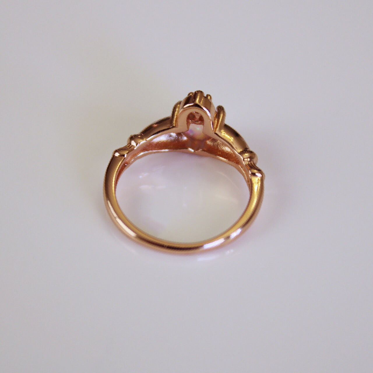 Pink Opal Claddagh